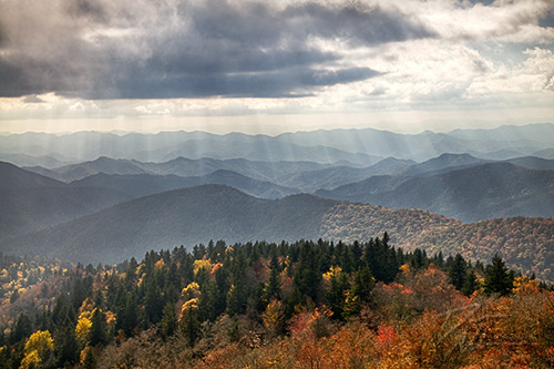 blue ridge parkway landscape photography